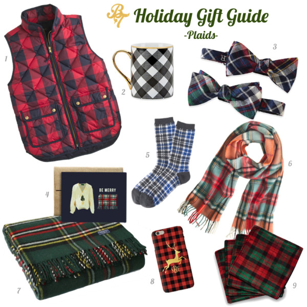2015 Gift Guide- Plaids